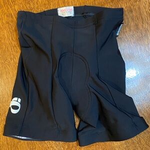 Sm Pearl Izumi Padded Biking Shorts Technical Wear White Logos Machine Wash/Dry